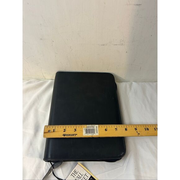 Wall Street Collection 1995 planner black zipper 10"x7.5" - Picture 10 of 10